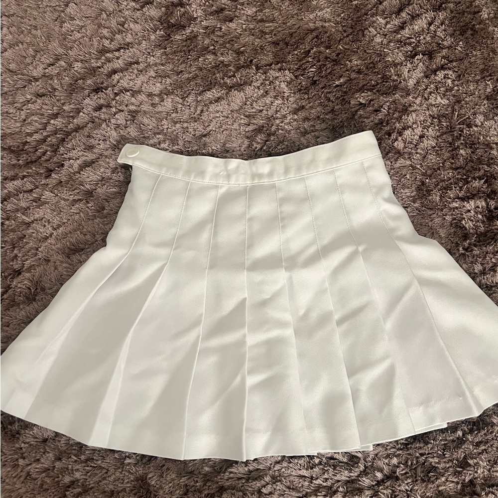American Apparel white tennis skirt - small